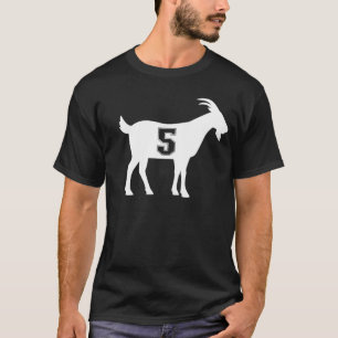 T-shirt Chèvre 5 G.O.A.T. Numéro Cinq chèvre