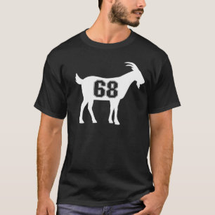 T-shirt Chèvre 68 G.O.A.T. Numéro Soixante-huit chèvre