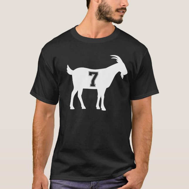 T-shirt Chèvre 7 G.O.A.T. Numéro Sept chèvre (Devant)