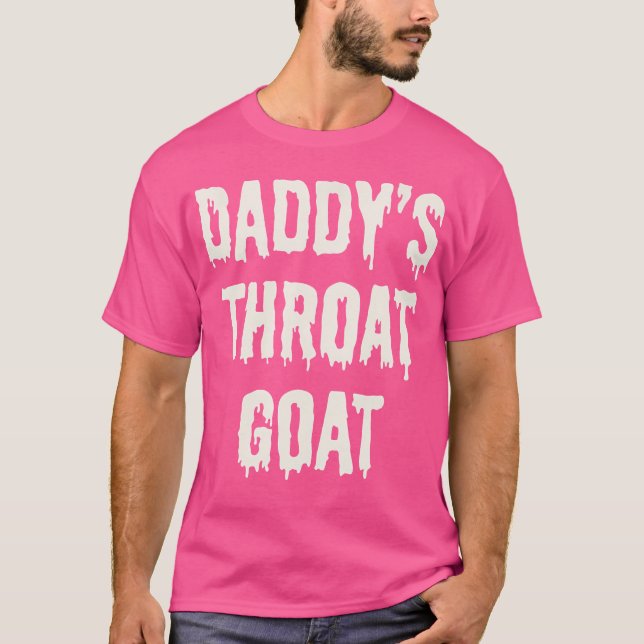 T-shirt Chèvre À Throat De Papa (Devant)