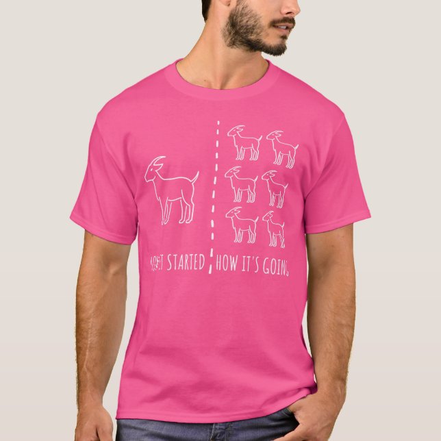 T-shirt Chèvre Chèvre chèvre chèvre chèvre chèvre chèvre b (Devant)