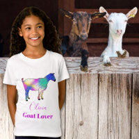 Chèvre Colorée Animal Art Nom