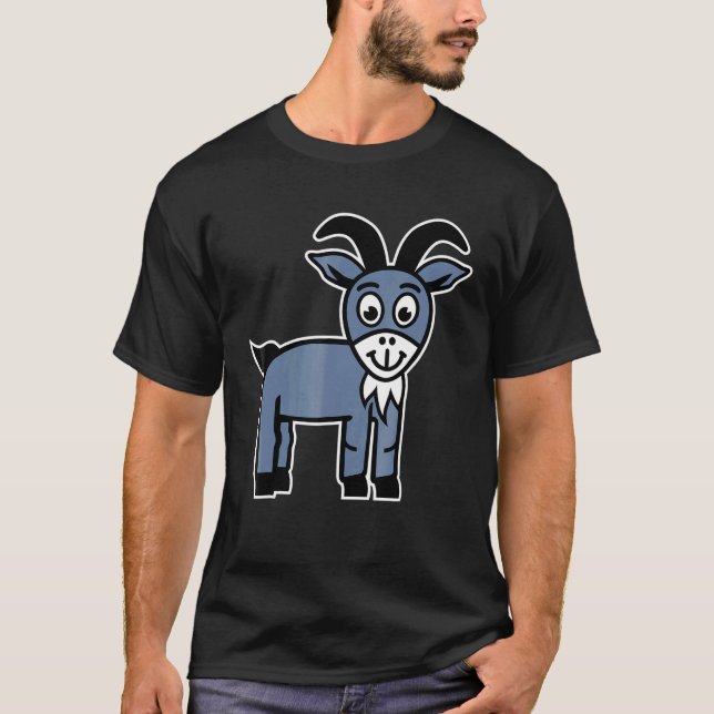 T-shirt Chèvre comique (Devant)