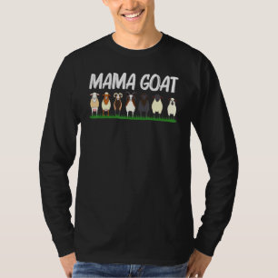 T-shirt Chèvre cool pour femmes maman Chèvre domestique fe