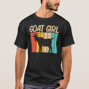 T-shirt Chèvre cool Pour Filles Femmes Agricultrice Chèvre
