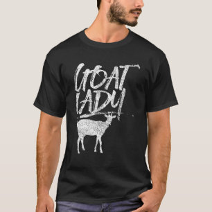 T-shirt Chèvre dame chèvre chèvre chèvre domestique chèvre
