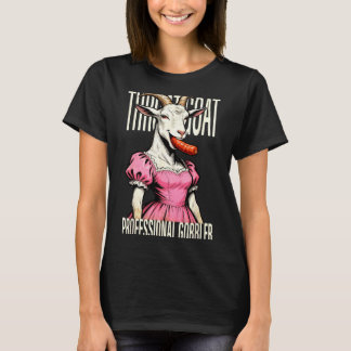 T-shirt Chèvre de gorge drôle de tenue de rue humour adult