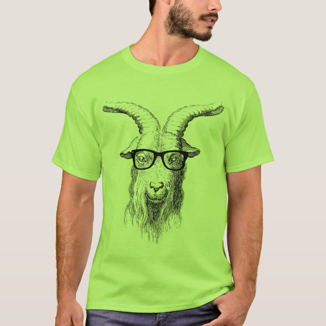 T-shirt Chèvre de hippie (Devant)
