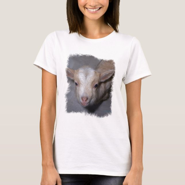 T-shirt Chèvre de miniature de bébé (Devant)