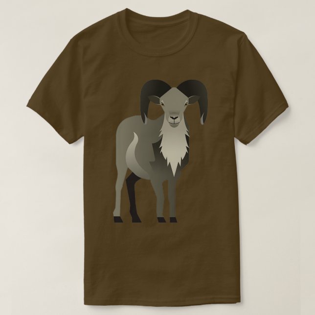 T-shirt Chèvre de montagne (2) (Design devant)