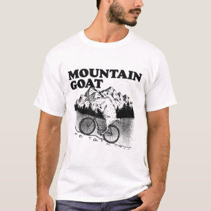 T-shirt Chèvre de montagne drôle de chèvre de vélo tout te