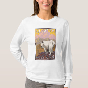 T-shirt Chèvre de montagne - Parc national des Glaciers, 