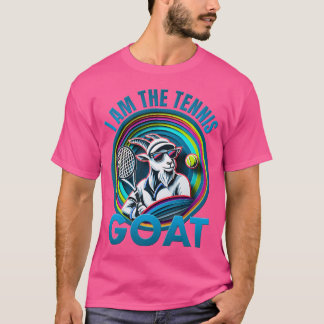 T-shirt Chèvre de tennis amusante