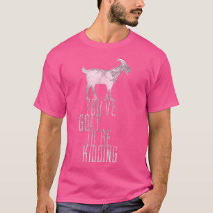 T-shirt Chèvre Distorante Pour Être Enlevante