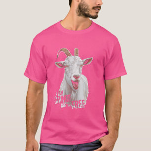 T-shirt Chèvre Drôle Je Suis Cringe, Mais Je Suis Libre Ch