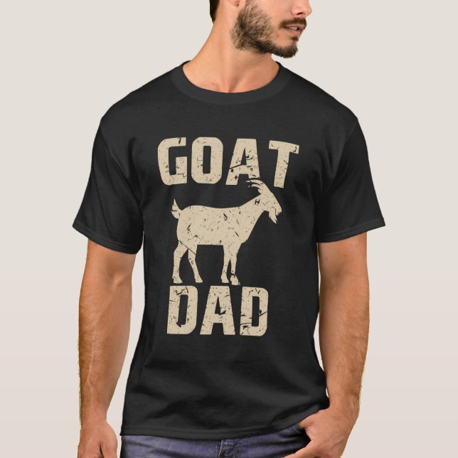 T-shirt Chèvre drôle Papa Chèvre drôle (Devant)