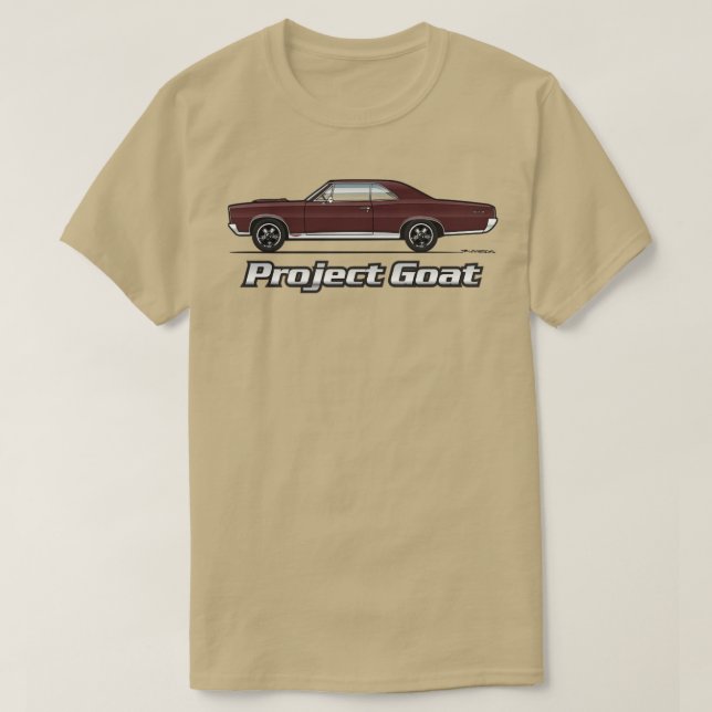 T-shirt Chèvre du projet (Design devant)