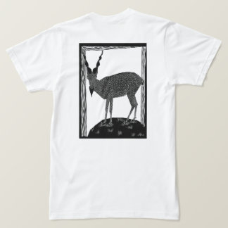 T-shirt Chèvre effrayante qui vous regarde d'un air menaça