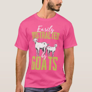 T-shirt Chèvre Facilement Distrait Par Les Chèvres