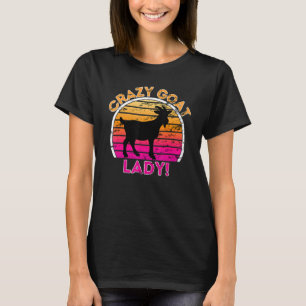 T-shirt Chèvre folle Lady Funny Retro Chèvre
