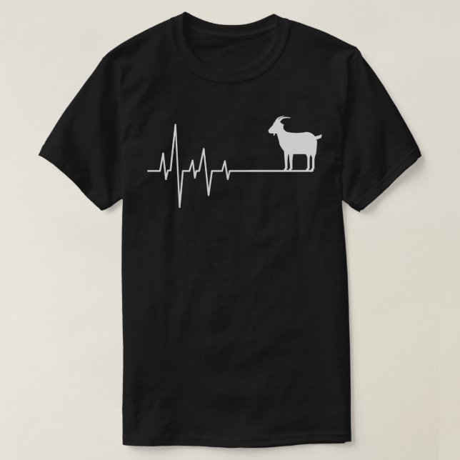 T-shirt Chèvre Heartbeat 2 (Design devant)