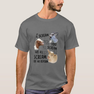T-shirt Chèvre Je Vous Crie, Nous Scandons Tous Le Suam Sa