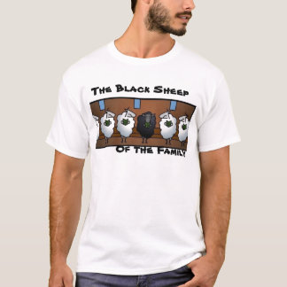 T-shirt chèvre, le mouton noir, de la famille
