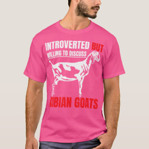 T-shirt Chèvre Lover Introvert Animaux de ferme Chèvre Far