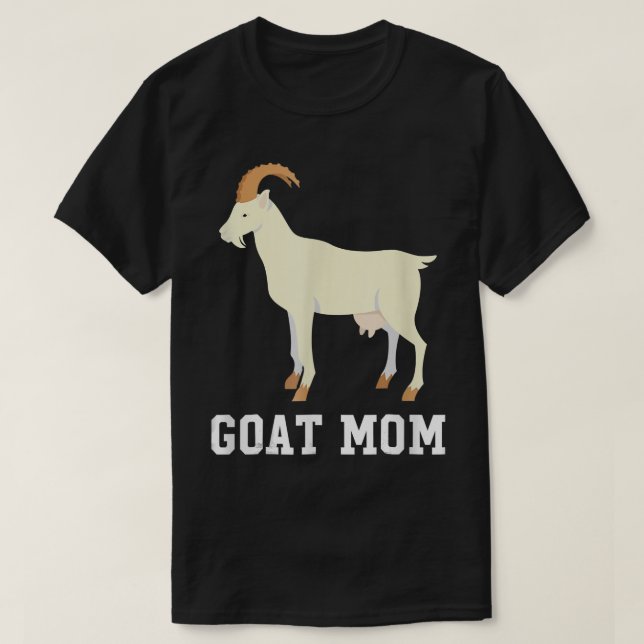 T-shirt Chèvre Maman Animat Chèvre Fête des mères  (Design devant)