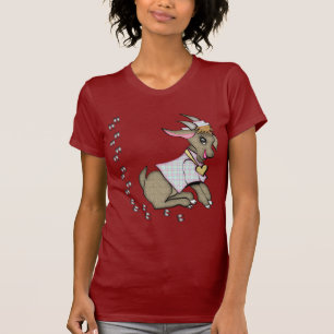 T-shirt Chèvre mignonne avec HoofPrints