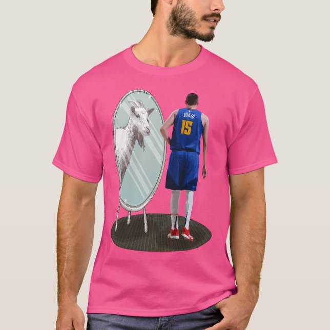 T-shirt Chèvre miroir Nikola Jokic (1) (Devant)