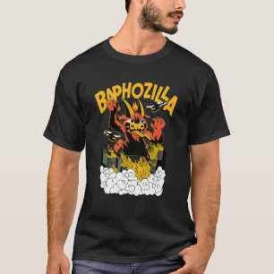 T-shirt Chèvre Monster City Attaque Chèvres Ventilateurs A