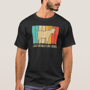 T-shirt Chèvre pour hommes femmes ferme animal chèvre Whis