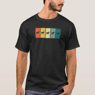 T-shirt Chèvre Retro Sunset Fermier
