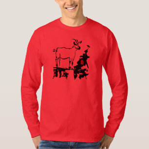 T-shirt Chèvre roches chinois vietnamien Année Zodiac Swea