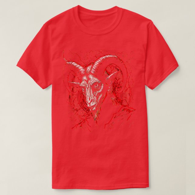 T-shirt Chèvre satanique (Design devant)