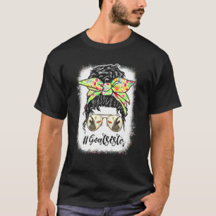 T-shirt Chèvre Soeur Messy Bun Vie Cheveux Lunettes pour m