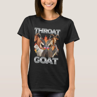 T-shirt Chèvre Throat Drôle Offensive Adulte Bootleg Y2