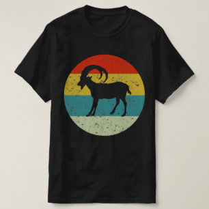 T-shirt chèvre vintage silhouette rétro les années 70