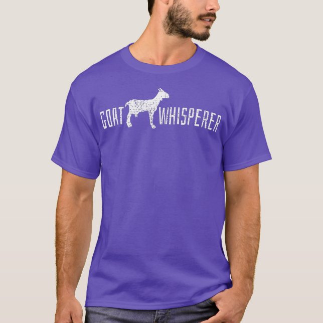 T-shirt Chèvre Whisperer animal amour cadeau (Devant)