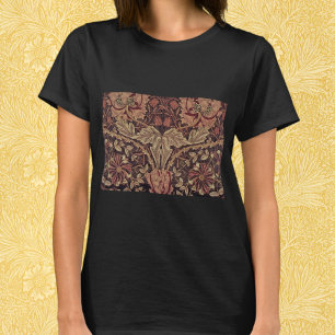 T-shirt Chèvrefeuille par William Morris, Art de fleurs de