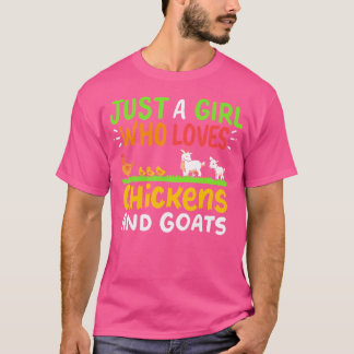T-shirt Chèvres de poulet