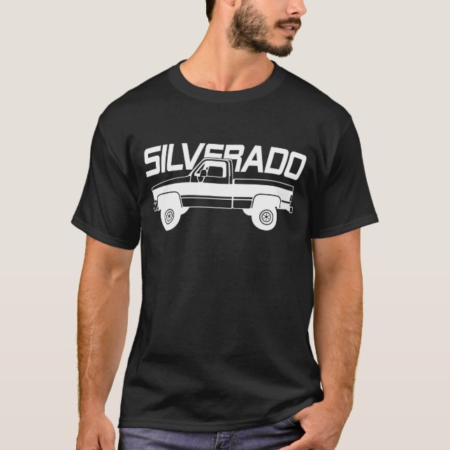 T-shirt Chevrolet C10 Silverado 1987 (Devant)