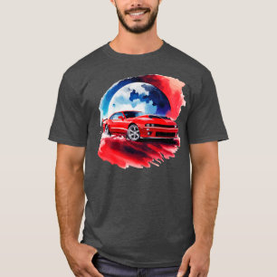 T-shirt Chevrolet Camaro Red Shelby