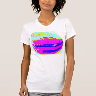 T-shirt Chevrolet Camaro rose ZL1