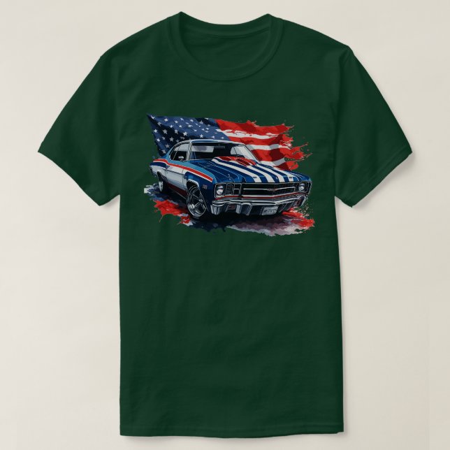 T-shirt Chevrolet Chevelle 1973 (Design devant)