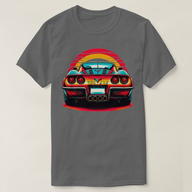 T-shirt Chevrolet Corvette 11 (Design devant)