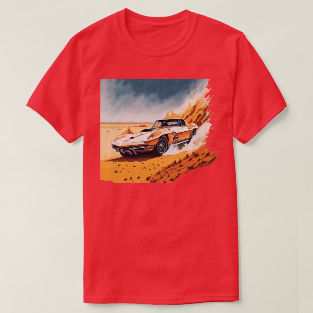 T-shirt Chevrolet Corvette 1967 (Design devant)