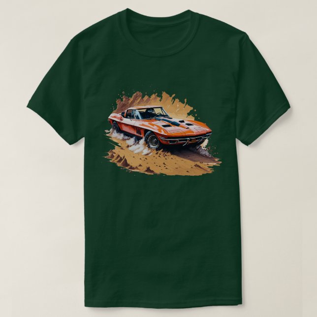 T-shirt Chevrolet Corvette 1967 (Design devant)