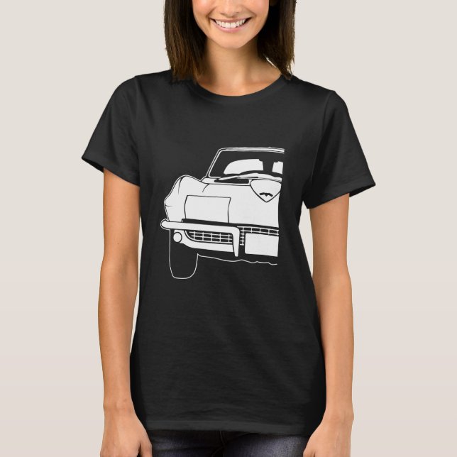 T-shirt Chevrolet Corvette 1976 C2 3 (Devant)